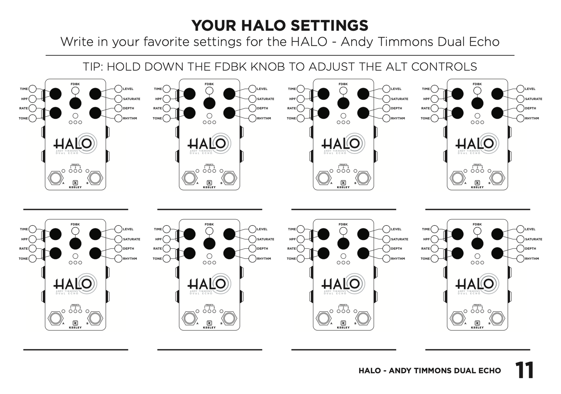 Keeley Halo Andy Timmons Dual Echo