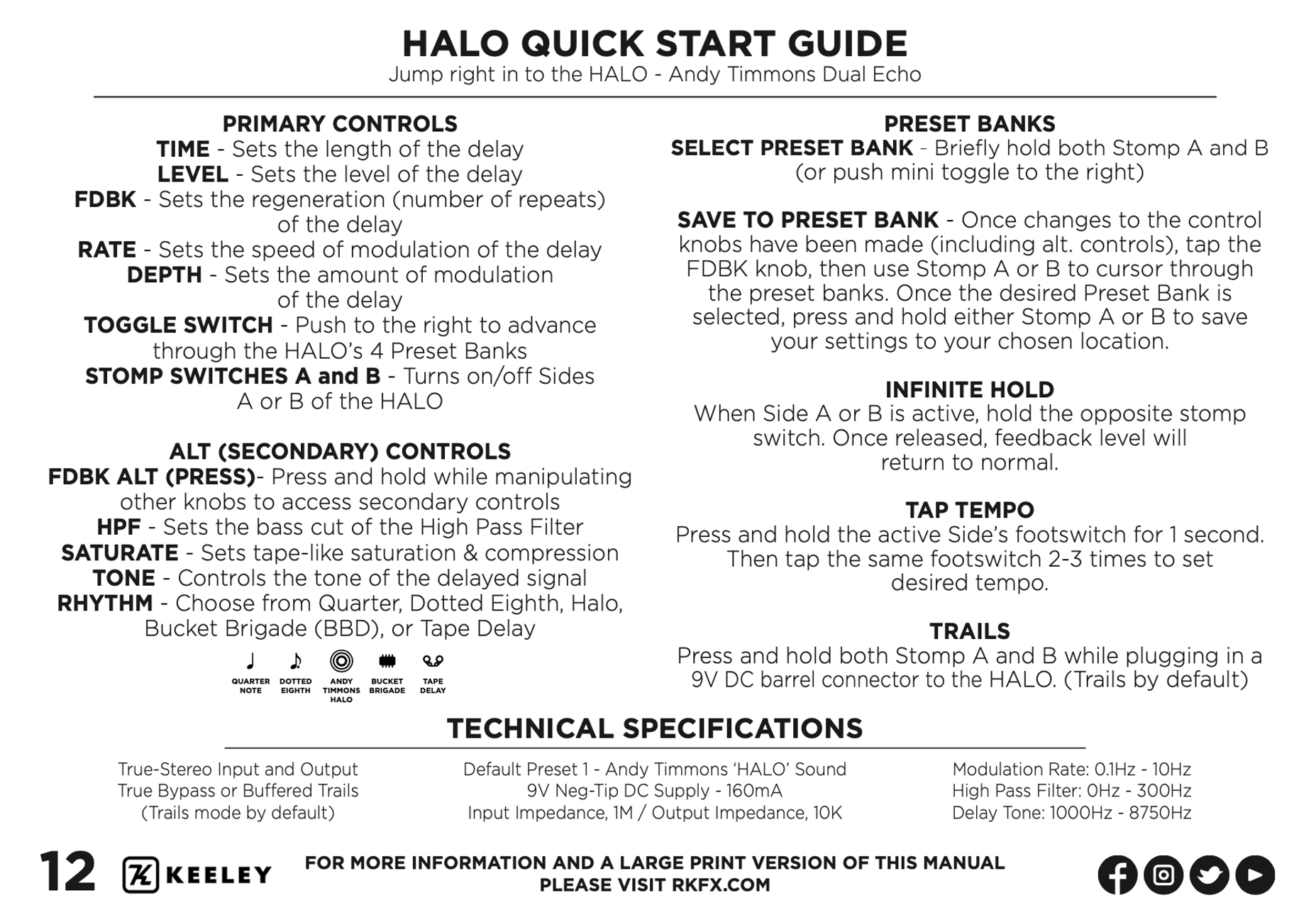 Keeley Halo Andy Timmons Dual Echo