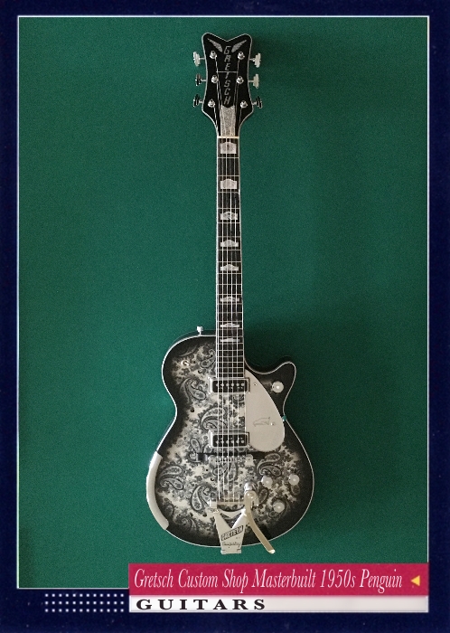 Gretsch Custom Shop Masterbuilt 1950s Penguin Black Paisley